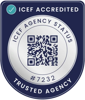 ICEF Accredited Agency — ICEF Agency Status (IAS) #7232, Trusted Agency